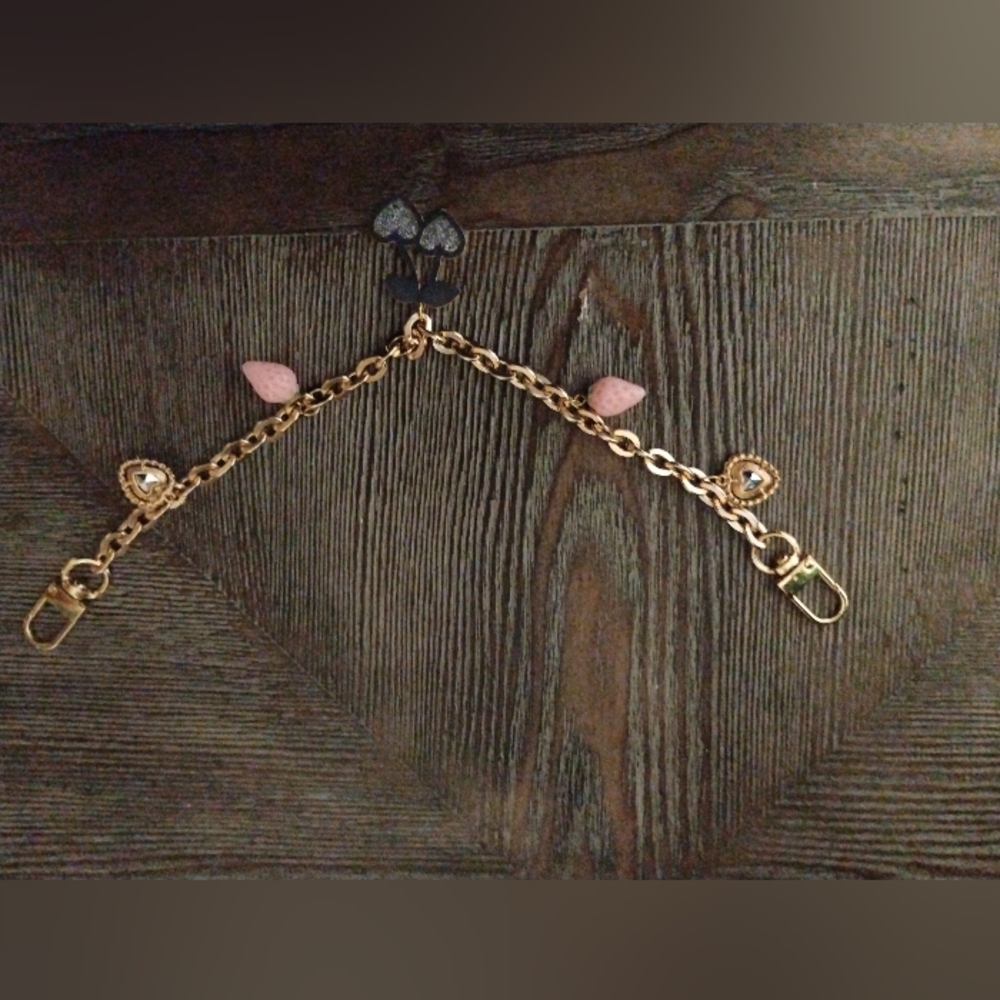Cherry/Strawberry Bag Charm